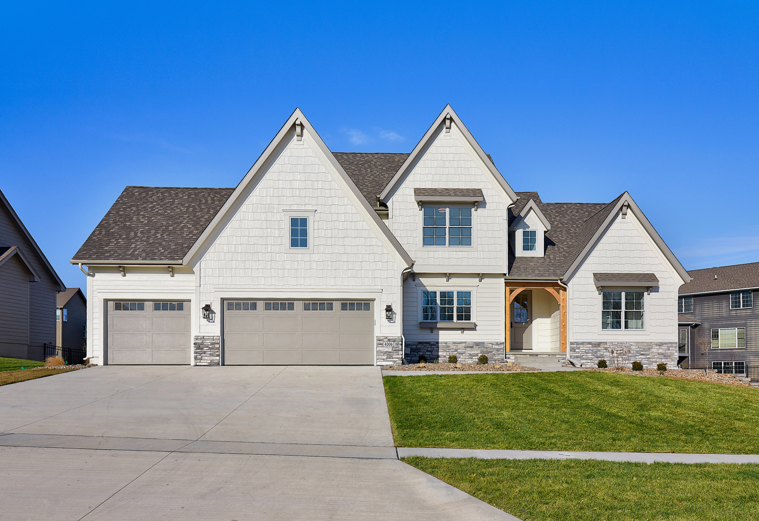 European Story and a Half Ankeny, IA Camden Woods South Plat 2 New Home Gallery Strahan